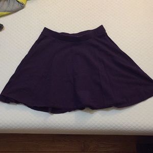 F21 Purple Circle Skirt